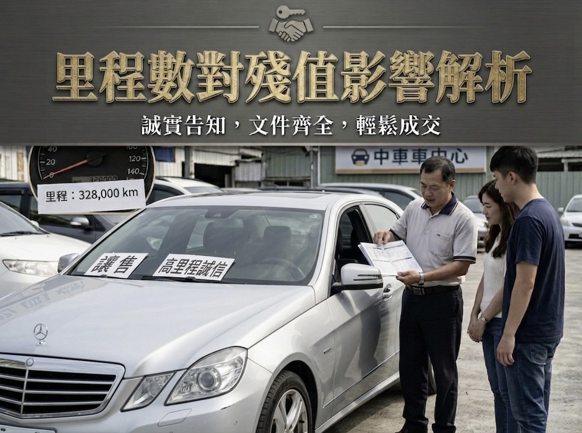 里程數大揭密！高里程車就真的不值錢？鑑定師教你 3 招，讓你的「長征座駕」賣出天價行情！