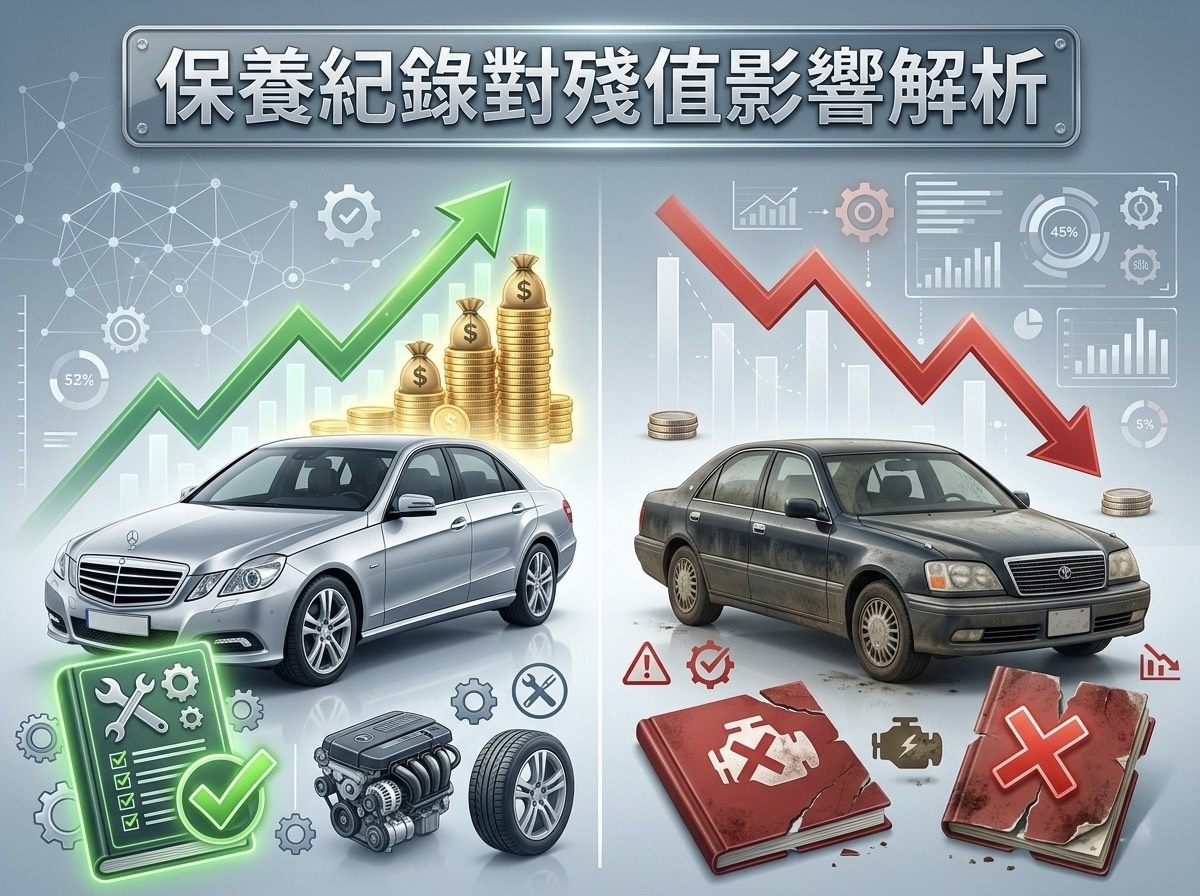 保養紀錄竟然值 5 萬？鑑定師揭秘：為什麼「原廠履歷」是中古車價的黃金保險單！