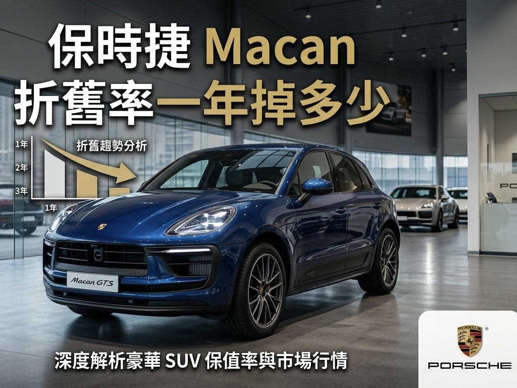 保時捷 Macan 折舊率大公開！開 4 年賣掉最划算？想拿高價先看懂「選配」與「顏色」的潛規則