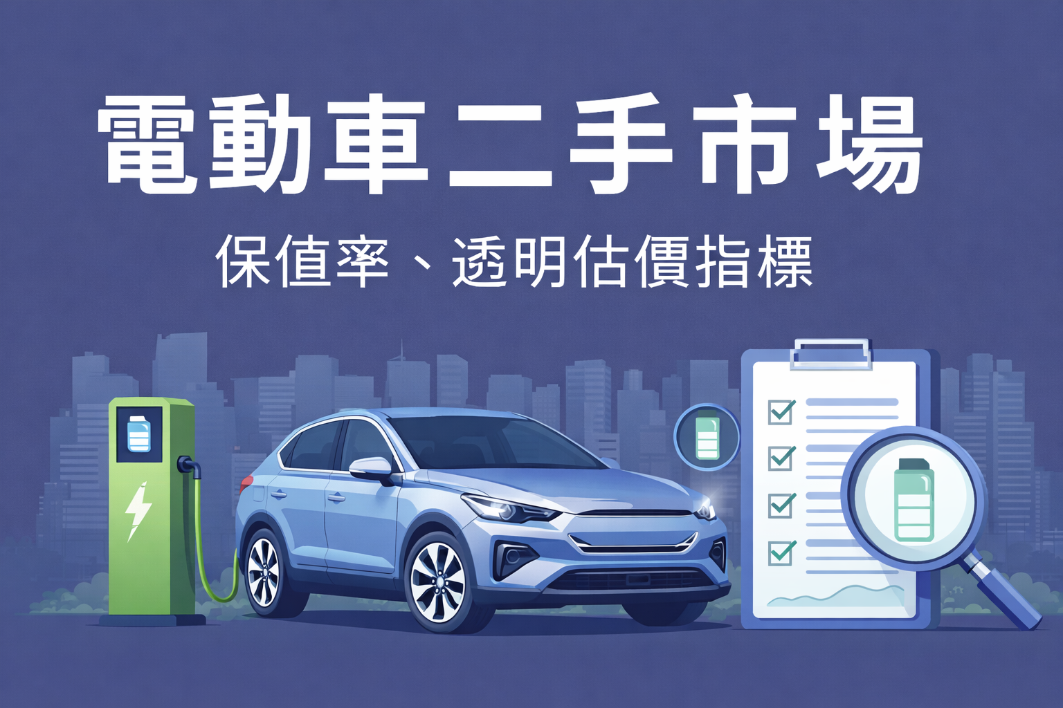 電動車二手市場完整解析：保值率、常見問題、電池健康度、與買賣注意事項