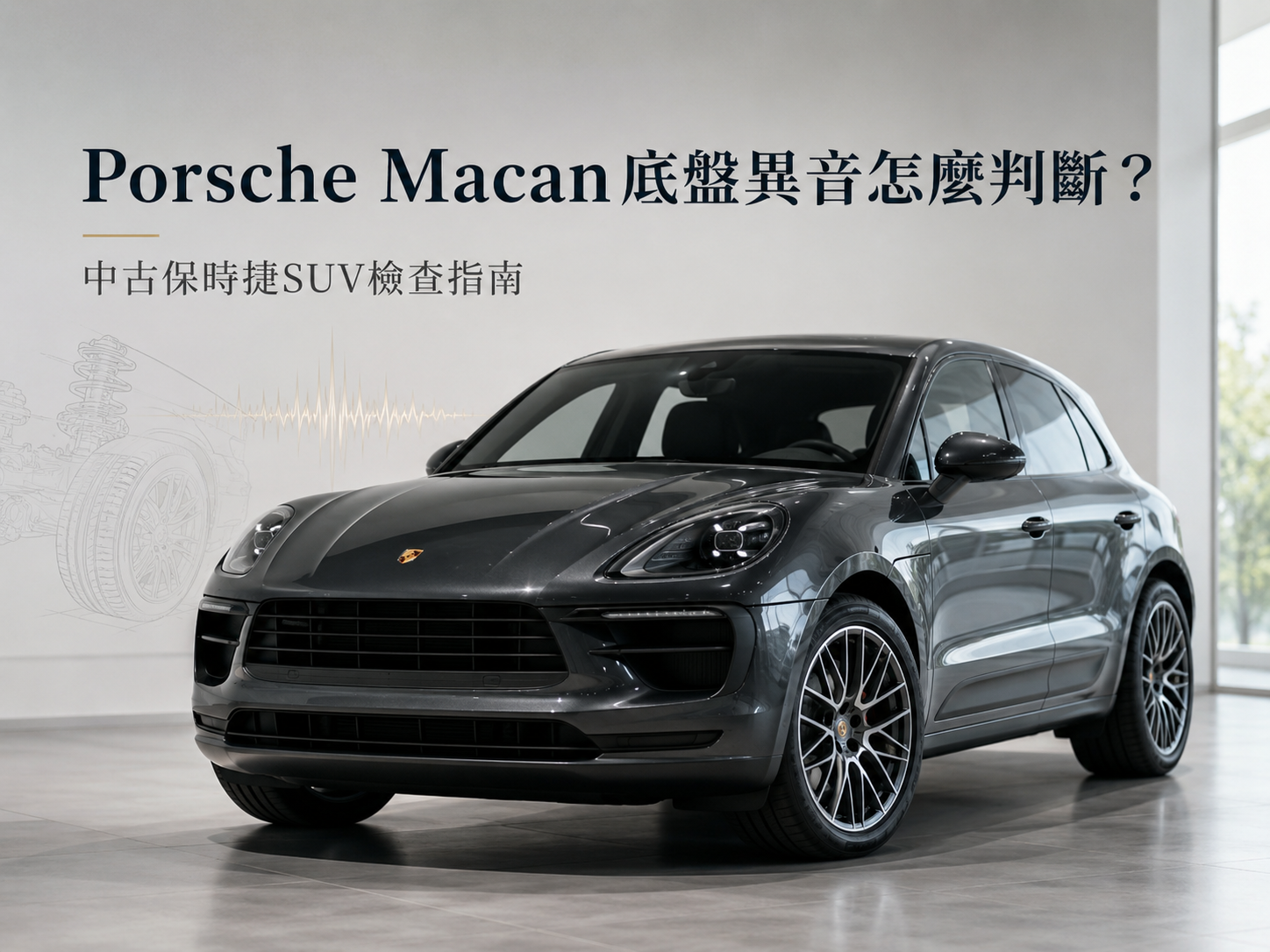 Porsche Macan底盤異音怎麼判斷？中古保時捷SUV檢查指南
